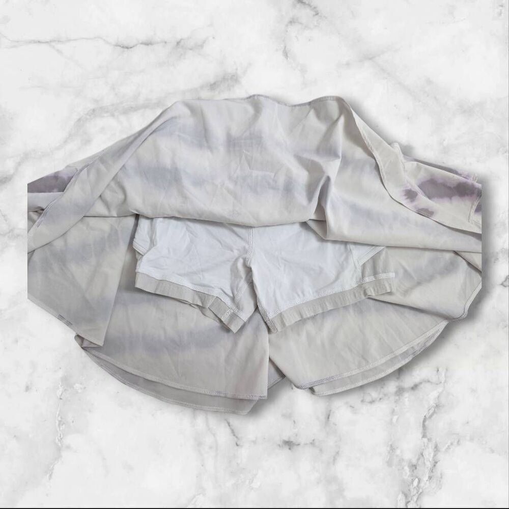 Lululemon Court Rival High Rise Skirt Traverse Lilac Size 4 - Picture 3 of 4
